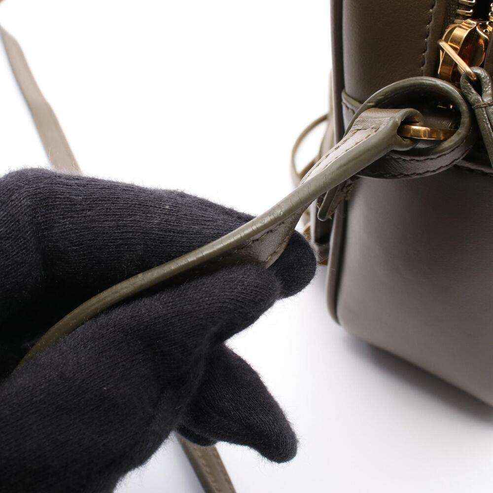 Saint Laurent Paris LOU Shoulder Bag Leather Khaki Green - Picture 5 of 5